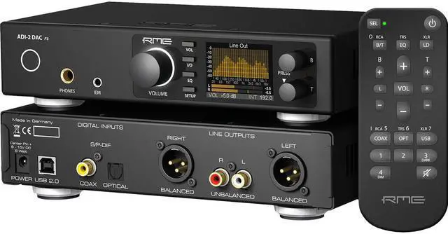 Main image of RME ADI-2 DAC FS Ultra-Fidelity PCM/DSD 768 kHz DA Signal Converter
