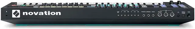 Alt view image 3 of 6 - Novation SL MkIII 49-Note MIDI and CV Keyboard Controller/Sequencer with Sustain Pedal (Piano Style), Keyboard Cover & MIDI Cable Bundle
