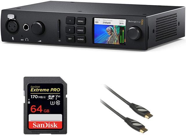 Blackmagic Design UltraStudio 4K Mini with 64GB Extreme PRO Memory