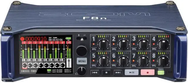 Main image of zoom f8n multitrack field recorder