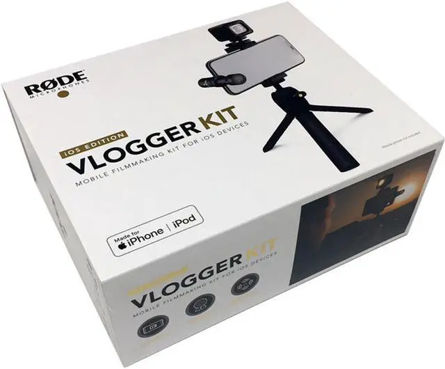 Alt view image 2 of 20 - Rode Vlogger Kit iOS Edition Filmmaking Kit for Mobile Devices with Lightning Ports