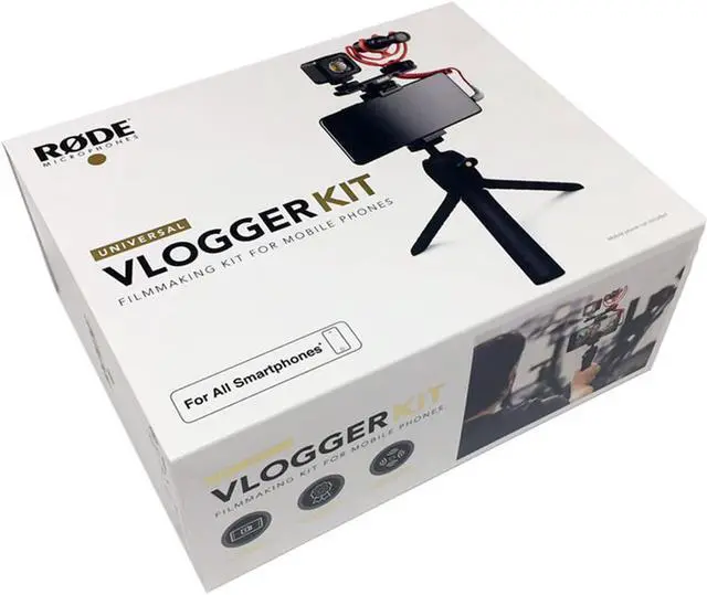 Alt view image 2 of 17 - Rode Vlogger Kit Universal Filmmaking Kit for Smartphones with 3.5mm Ports