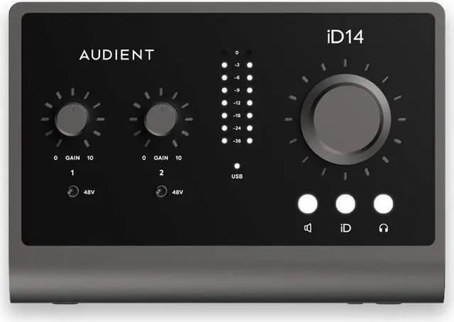 Main image of Audient ID14 MKII 2 channel USB2 Interface and Monitoring