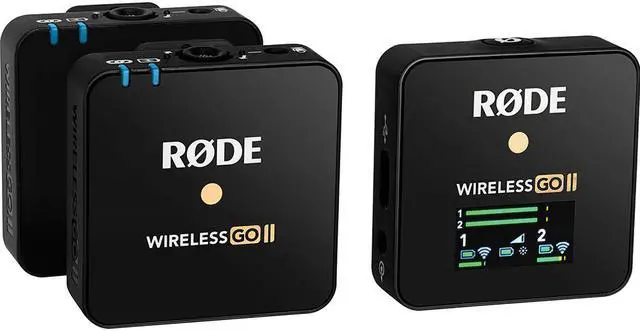 Alt view image 3 of 5 - Rode Wireless GO II 2-Person Compact Wireless Mic System/Recorder Bundle with 2x Rode Lavalier GO Omnidirectional Lavalier Mic