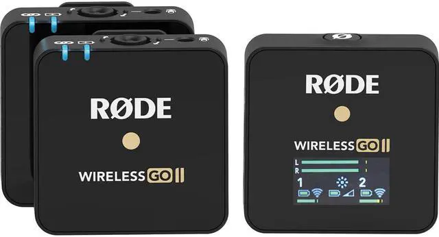 Alt view image 4 of 5 - Rode Wireless GO II 2-Person Compact Wireless Mic System/Recorder Bundle with 2x Rode Lavalier GO Omnidirectional Lavalier Mic