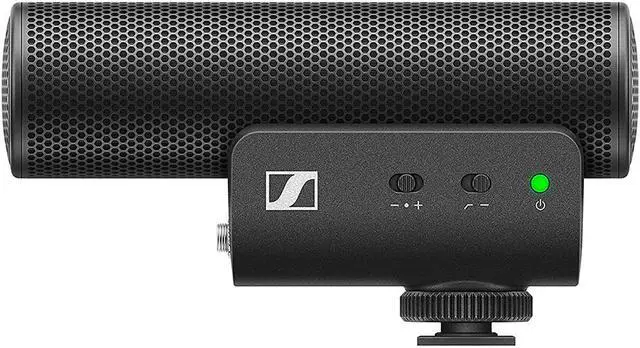 Alt view image 2 of 6 - Sennheiser MKE 400 Camera-Mount Shotgun Microphone (2nd Generation) Bundle with Compact Tabletop Tripod and Smartphone Tripod Mount