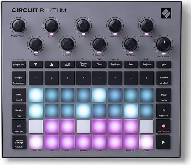 Alt view image 6 of 20 - Novation Circuit Rhythm Groovebox with Standalone Sampler and Groove Production Workstation