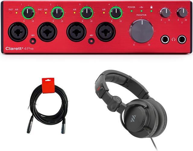 Focusrite clarett headphone online amp