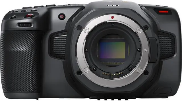 Alt view image 2 of 7 - Blackmagic Design Pocket Cinema Camera 6K G2 Bundle with Lexar 64GB Pro SDXC Card and GVM NP-F750 4400mAh Batteries with Chargers