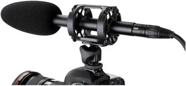 Alt view image 4 of 6 - Rode NTG-1 Condenser Shotgun Microphone Kit w/ Shock Mount and Microphone Cable