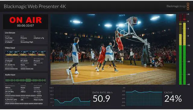 Alt view image 4 of 8 - Blackmagic Design Web Presenter 4K
