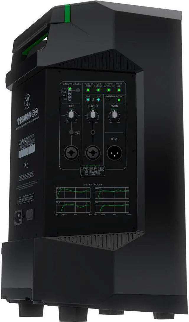 Alt view image 7 of 20 - Mackie Thump Go 8" Portable Bluetooth Battery-Powered Loudspeaker