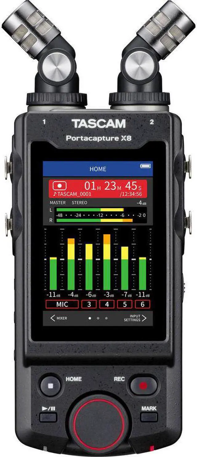 Main image of Tascam Portacapture X8 High Resolution 6-Input / 6-Track Handheld Adaptive Multitrack Recorder