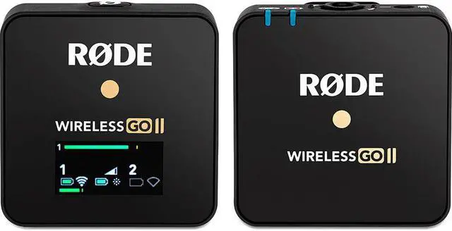 Alt view image 2 of 20 - Rode Wireless GO II Single Compact Digital Wireless Microphone System/Recorder (2.4 GHz, Black)