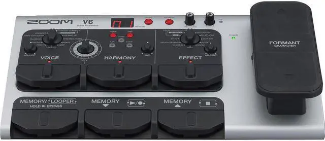 Alt view image 2 of 4 - Zoom V6-SP Multi-Effects Vocal Processor Pedal