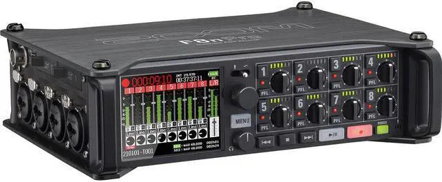 Main image of Zoom F8n Pro 8-Input / 10-Track Multitrack Field Recorder