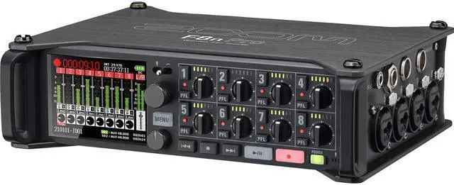 Alt view image 4 of 4 - Zoom F8n Pro 8-Input / 10-Track Multitrack Field Recorder