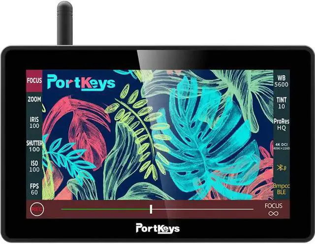 Alt view image 2 of 7 - PORTKEYS BM5WR 5.5" HDMI Touchscreen Monitor with Camera Control Bundle with 2-Set of GVM NP-F750 4400mAh Batteries with Chargers