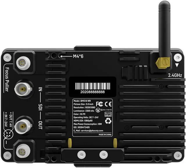 Alt view image 4 of 7 - PORTKEYS BM5WR 5.5" HDMI Touchscreen Monitor with Camera Control Bundle with 2-Set of GVM NP-F750 4400mAh Batteries with Chargers