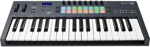 Alt view image 2 of 15 - Novation FLkey 37 USB MIDI Keyboard Controller for FL Studio (37-Key)
