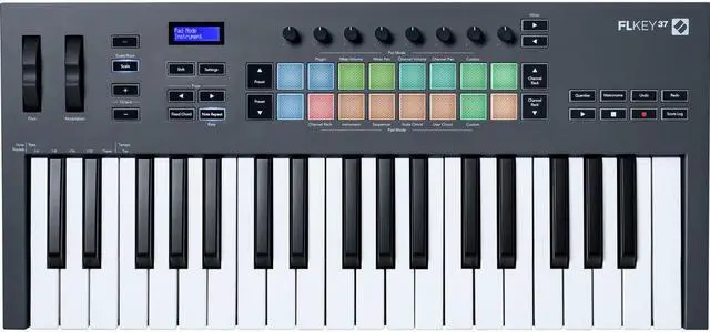 Alt view image 4 of 15 - Novation FLkey 37 USB MIDI Keyboard Controller for FL Studio (37-Key)
