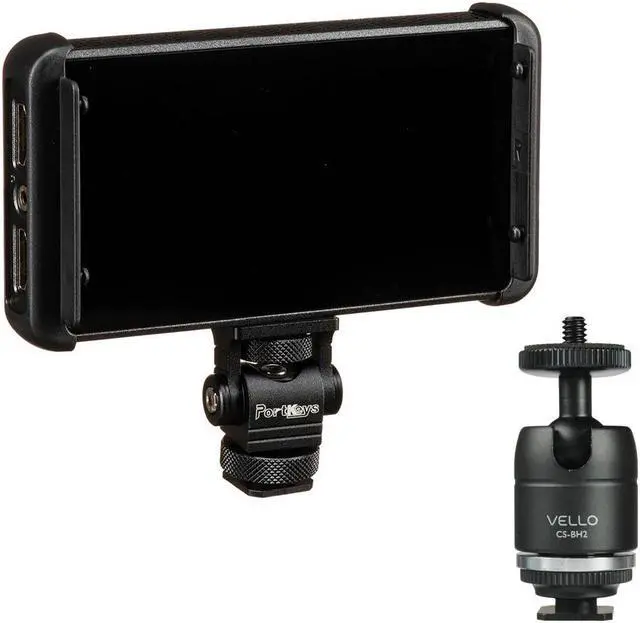 Main image of PORTKEYS PT5 II 5" 4K HDMI Touchscreen Monitor with 3D LUT Support Bundle with Vello Multi-Function Ball Head