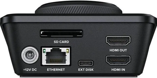 Alt view image 5 of 7 - Blackmagic Design HyperDeck Shuttle HD Bundle with 64GB Extreme PRO Memory Card, Pearstone 6' HDMI Cable with Ethernet and 10-Pack Straps