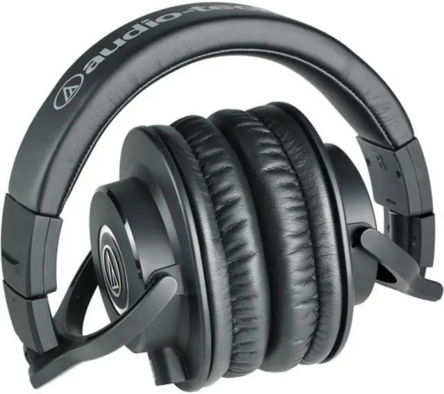 Alt view image 3 of 5 - Audio-Technica ATH-M40x Closed-Back Monitor Headphones (Black)