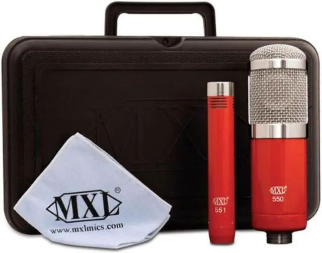 Alt view image 2 of 2 - MXL 550/551 Microphone Ensemble Kit (Red)