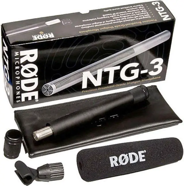 Alt view image 2 of 7 - Rode NTG3 Super-Cardioid Condenser Microphone, Silver