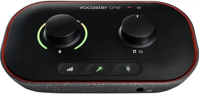Alt view image 5 of 20 - Focusrite Vocaster One Studio 1-Person Podcasting Kit