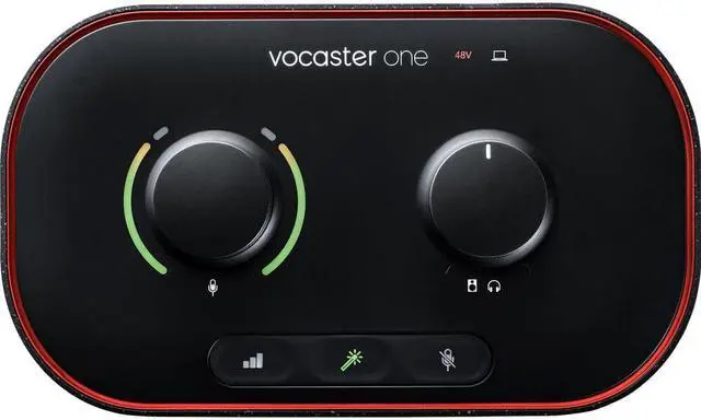 Alt view image 6 of 20 - Focusrite Vocaster One Studio 1-Person Podcasting Kit