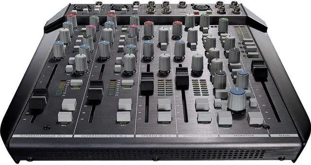 Alt view image 2 of 6 - Solid State Logic SiX 6-Channel SuperAnalogue Desktop Mini Mixer