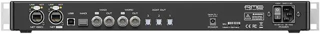 Alt view image 4 of 5 - RME 12Mic-D Network-Ready Microphone Preamp with Dante, ADAT, and MADI