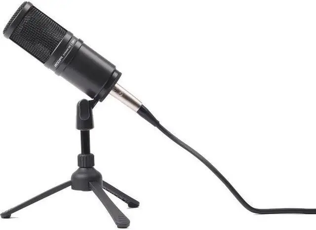 Alt view image 5 of 7 - Zoom ZDM-1 Podcast Mic Pack with Headphones, Windscreen, XLR, and Tabletop Stand