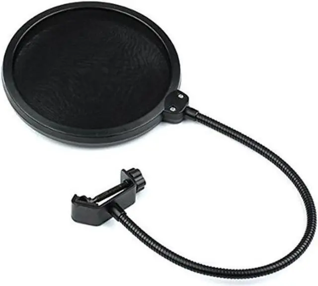 Alt view image 6 of 6 - Audio-Technica AT2020 Cardioid Condenser Microphone with BAI-2X Two-Section Broadcast Arm, Pop Filter and XLR Cable