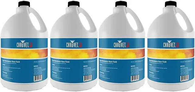 Main image of CHAUVET Dj HURRICANE HFG Smoke/Fog Haze Machine Fluid - (4) Gallon Bottles