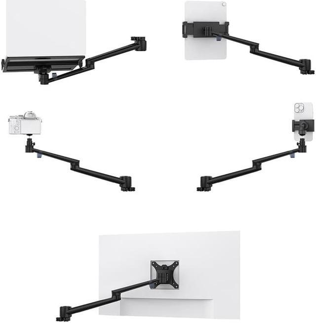 Alt view image 3 of 5 - Zeapon Vlogtopus Desk Mount Kit