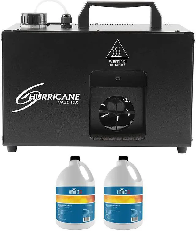 Main image of CHAUVET DJ Hurricane Haze 1DX Water-Based Haze Machine (HHAZE1DX) Bundle with 2x CHAUVET DJ High Performance Haze Fluid - 1 Gallon