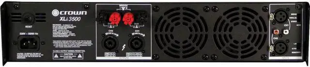 Alt view image 2 of 2 - Crown Audio XLi 3500 Stereo Power Amplifier