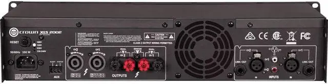 Alt view image 2 of 8 - Crown Audio XLS 2002 Stereo Power Amplifier (650W at 4 Ohm)