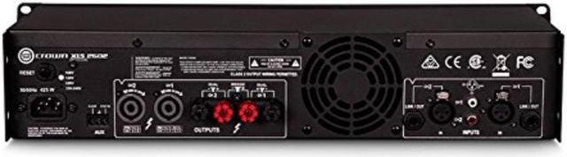 Alt view image 3 of 5 - Crown Audio XLS 2502 Stereo Power Amplifier (775W at 4 Ohm)