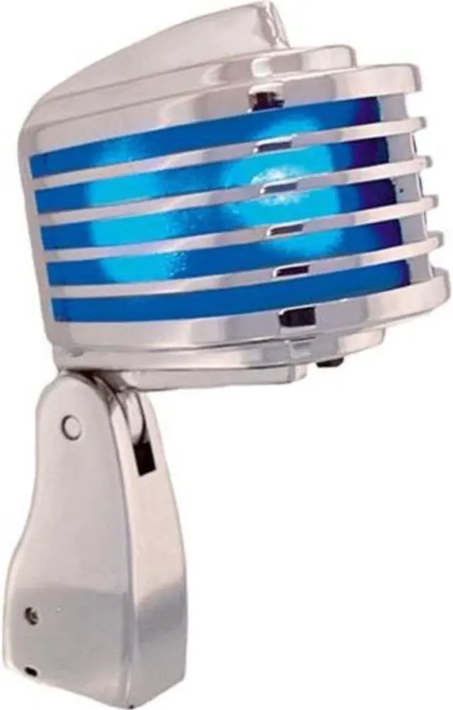Alt view image 2 of 6 - Heil Sound The Fin Dynamic Chrome Vocal Microphone (Blue LEDs) with Sony MDR-ZX310AP ZX Series Stereo Headset Bundle