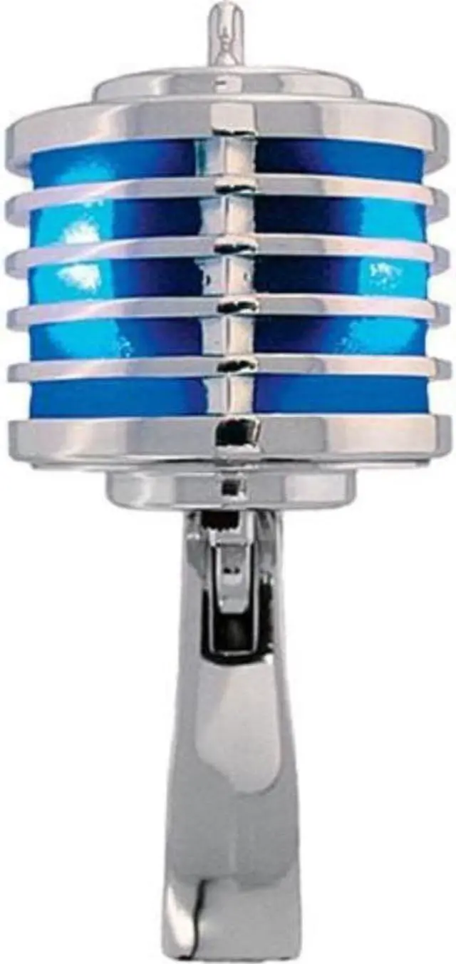 Alt view image 3 of 6 - Heil Sound The Fin Dynamic Chrome Vocal Microphone (Blue LEDs) with Sony MDR-ZX310AP ZX Series Stereo Headset Bundle