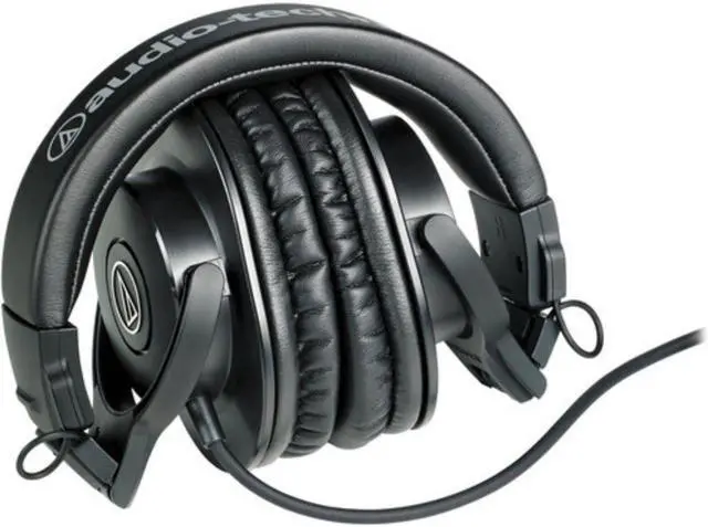 Alt view image 3 of 5 - Audio-Technica ATH-M30x Monitor Headphones (Black)