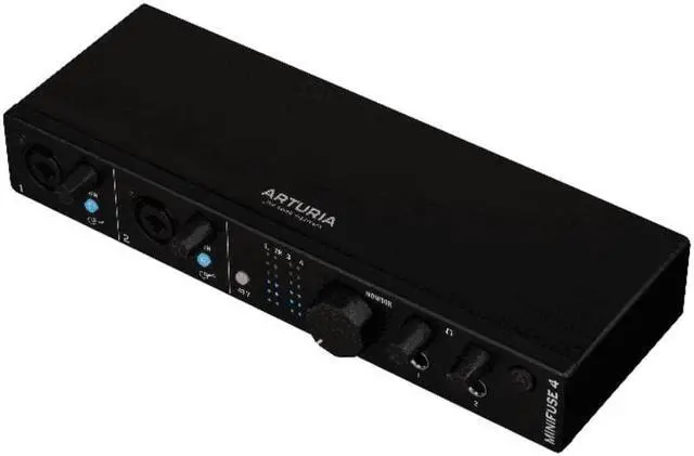 Alt view image 4 of 10 - Arturia MINIFUSE 4 Black