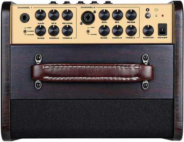 Alt view image 5 of 5 - NUX Stageman II AC-80 Bluetooth Portable Acoustic Guitar Amplifier, 80 Watts