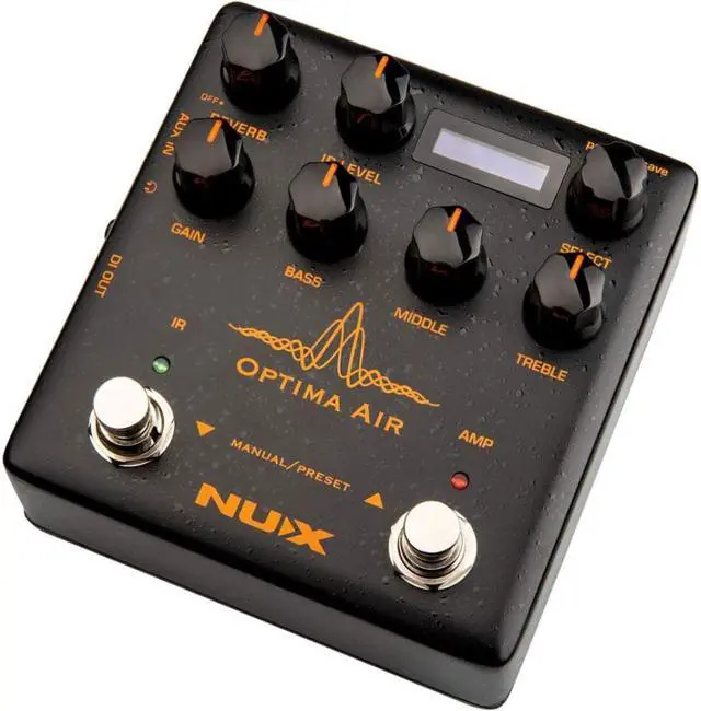 Main image of NUX Optima Air (NAI-5) Dual-Switch Acoustic Guitar Simulator with a Preamp,IR Loader, Capturing Mode