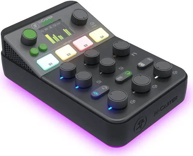 Alt view image 3 of 7 - Mackie MCaster Studio Portable Streaming Mixer (Black)
