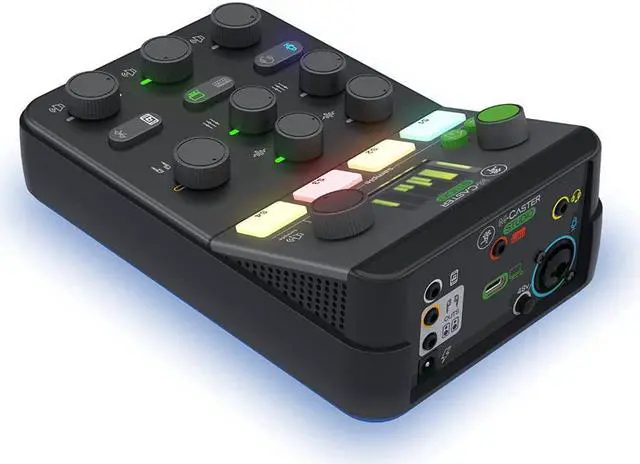 Alt view image 4 of 7 - Mackie MCaster Studio Portable Streaming Mixer (Black)